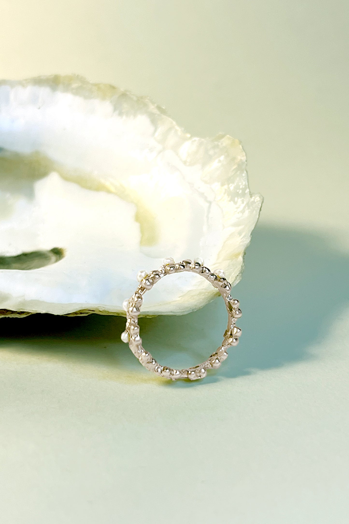 PETAL PEARL RING
