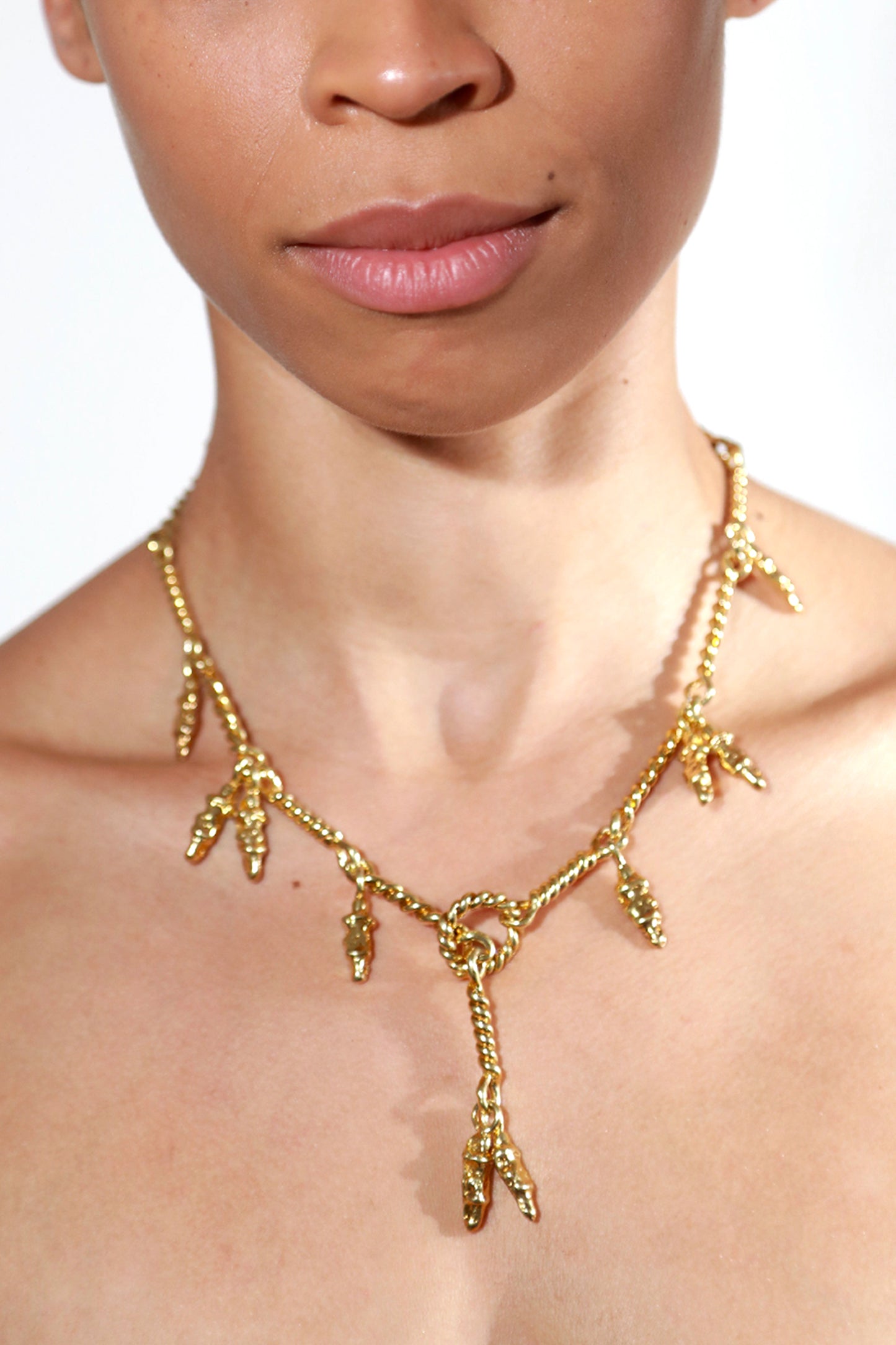 HEAVENLY BODIES SPIRAL NECKLACE