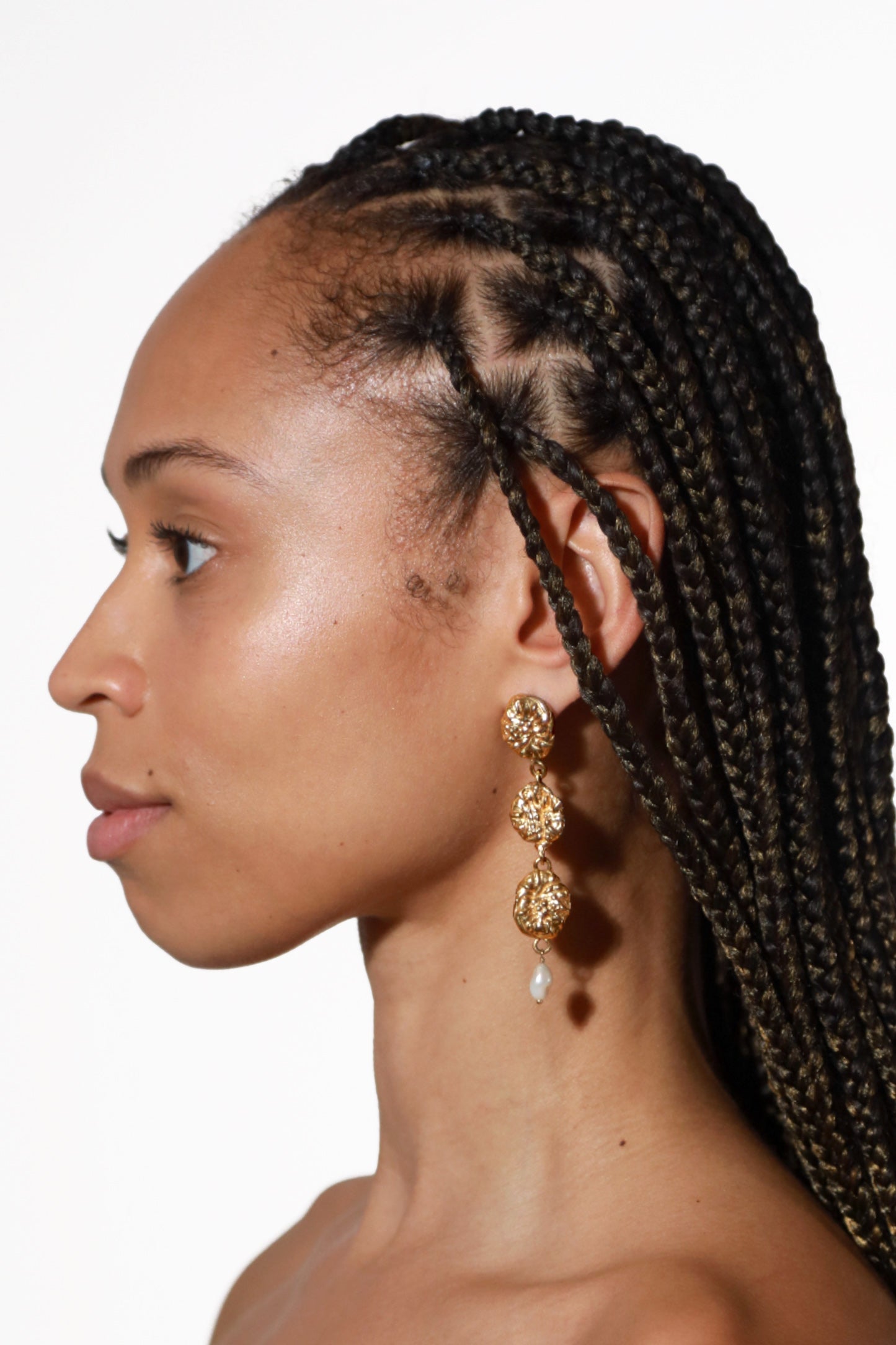 TIER DROP PEARL EARRINGS