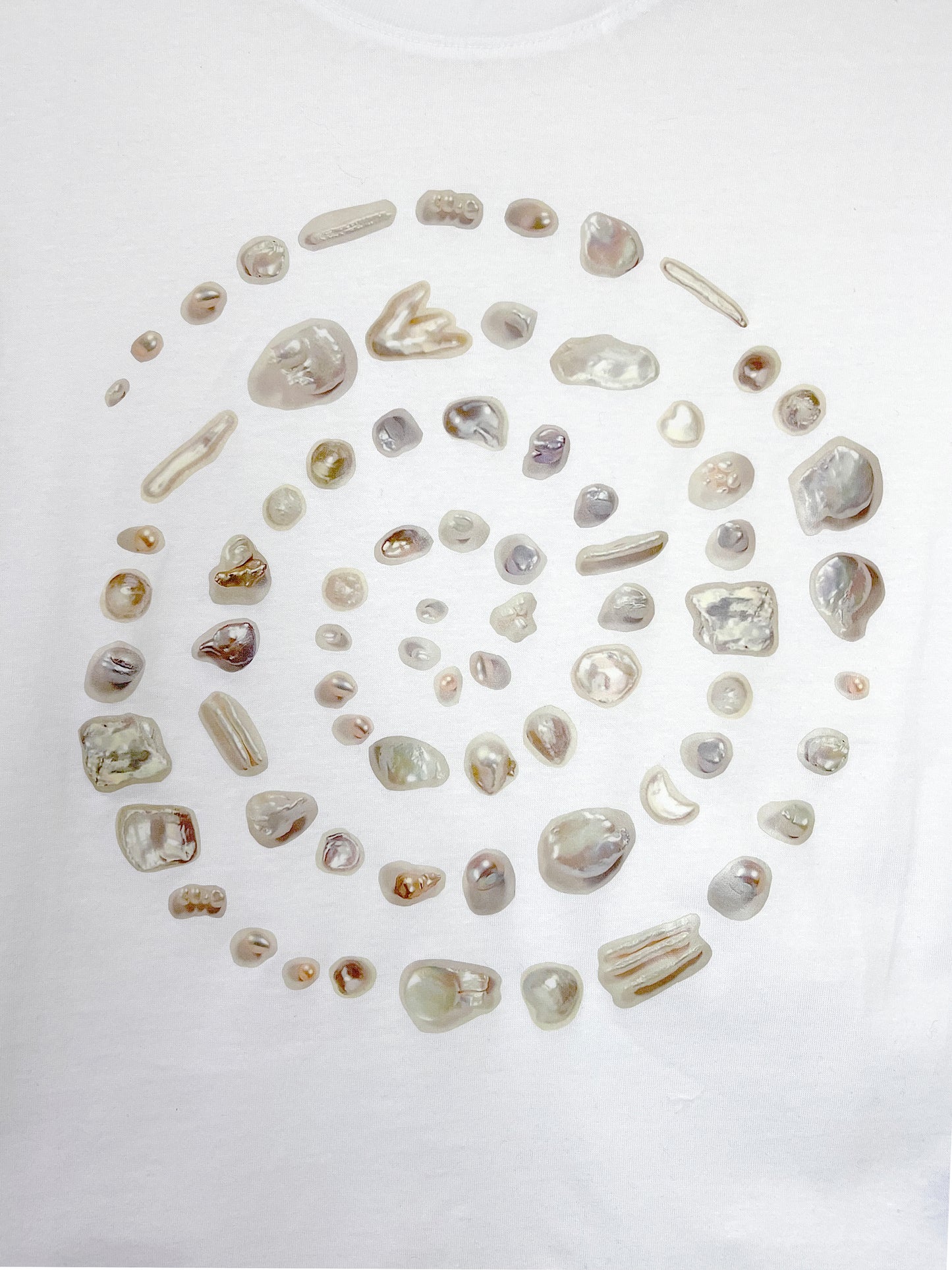 SPIRAL PEARL TEE