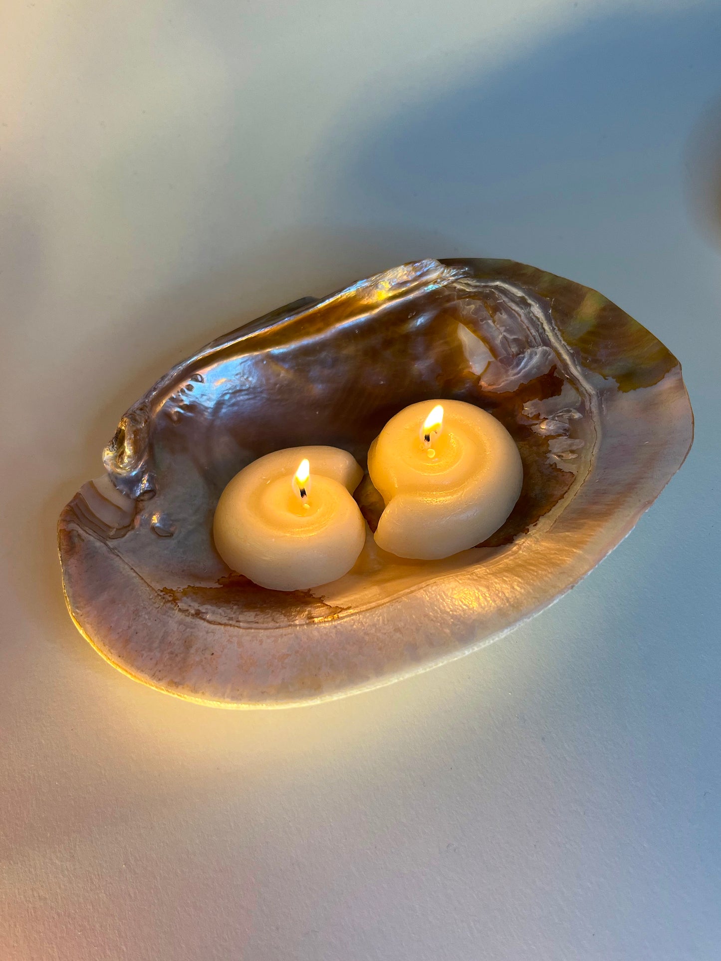 SPIRAL SNAIL TEA LIGHT