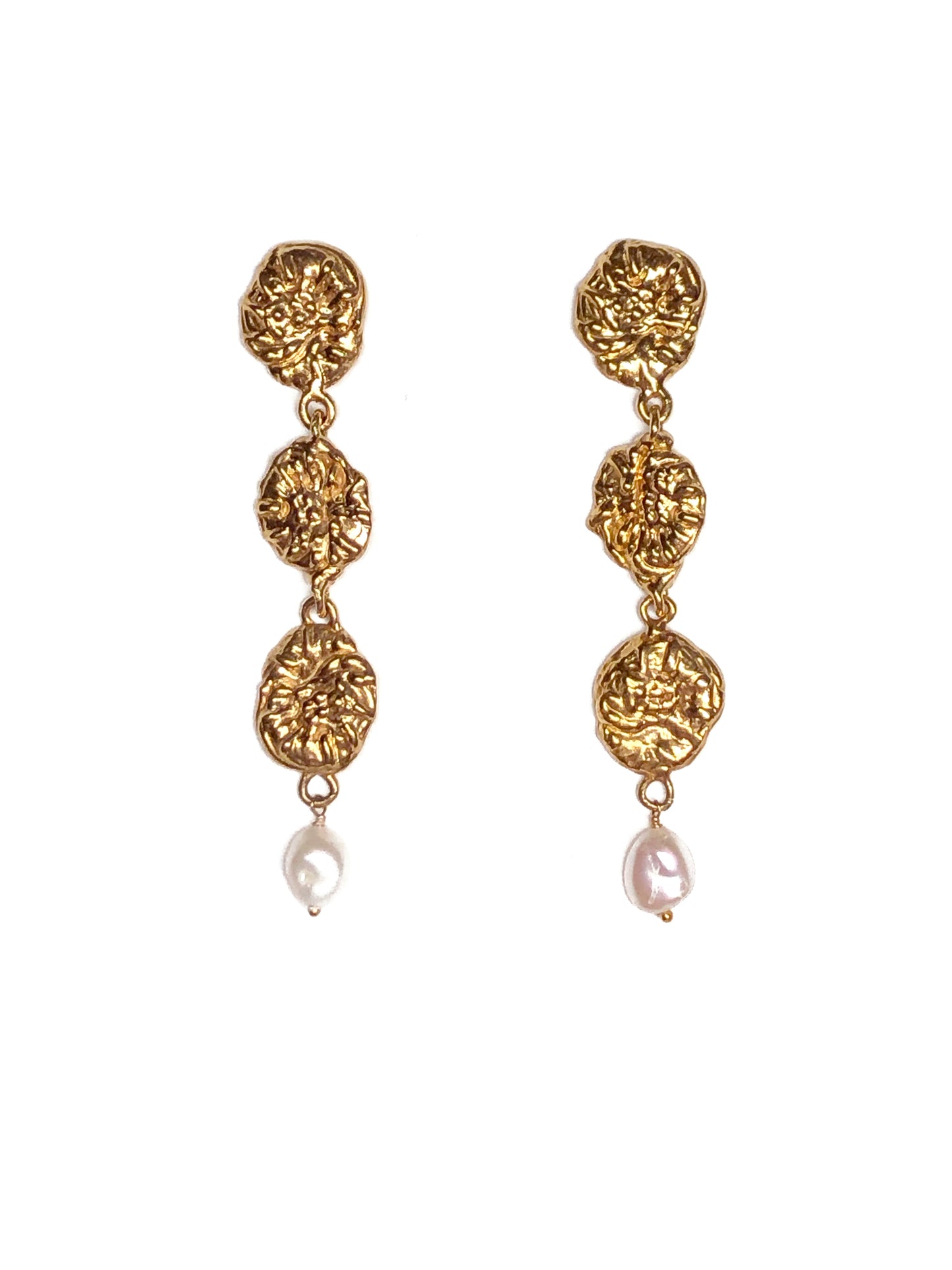 TIER DROP PEARL EARRINGS